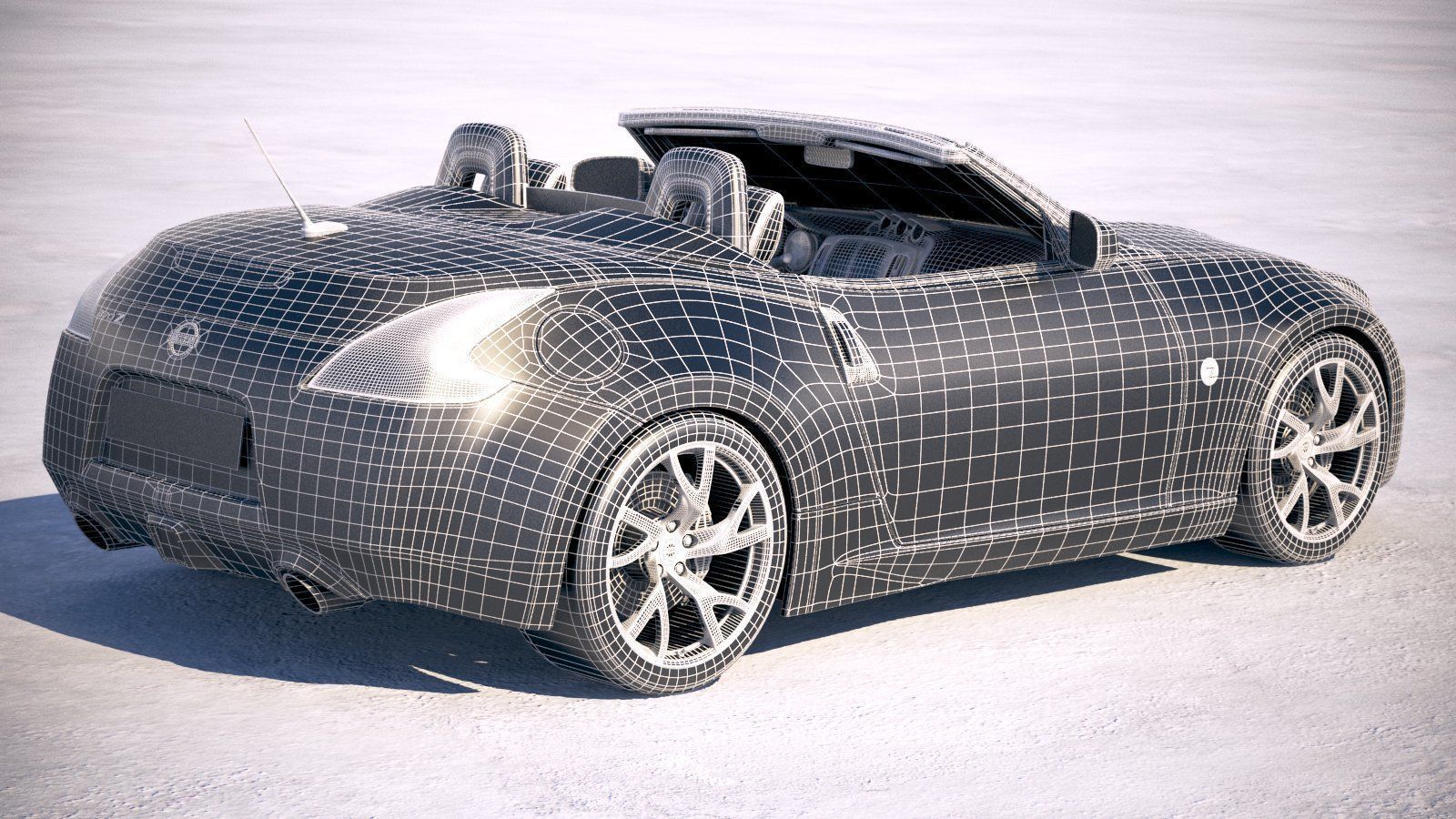 Nissan 370Z Convertible 2017 3D model_23