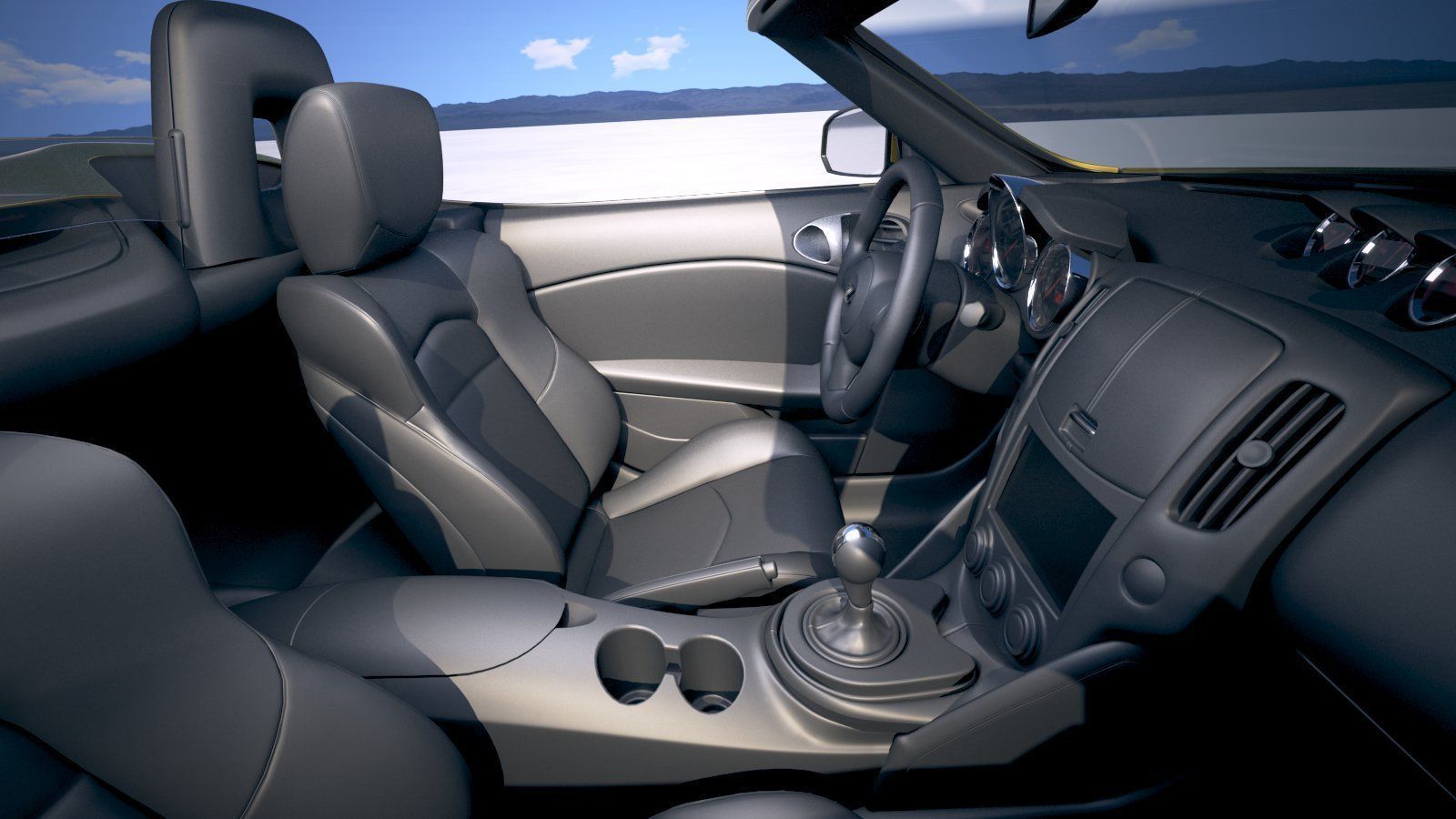 Nissan 370Z Convertible 2017 3D model_19