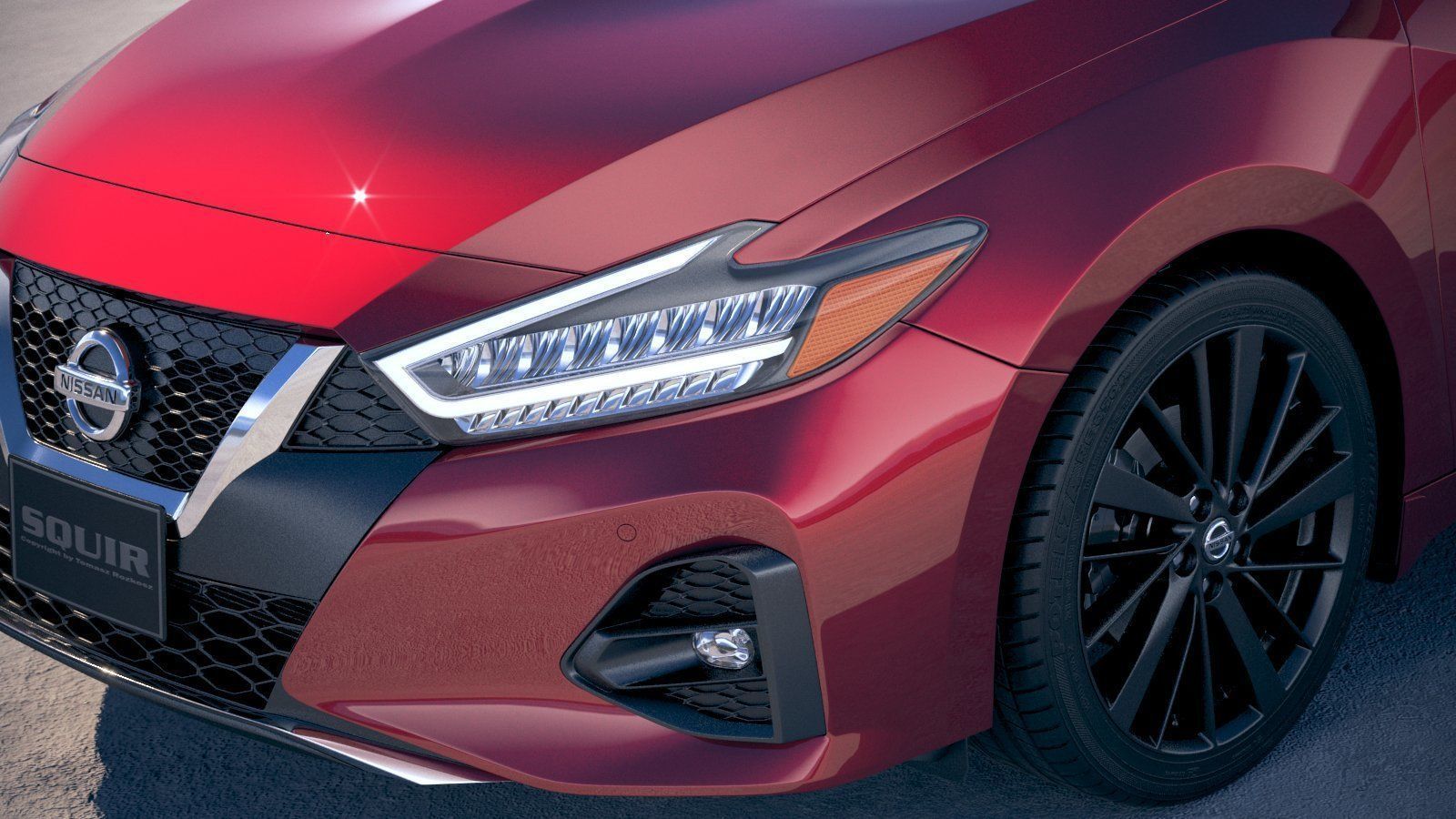 Nissan Maxima 2019 3D model_2