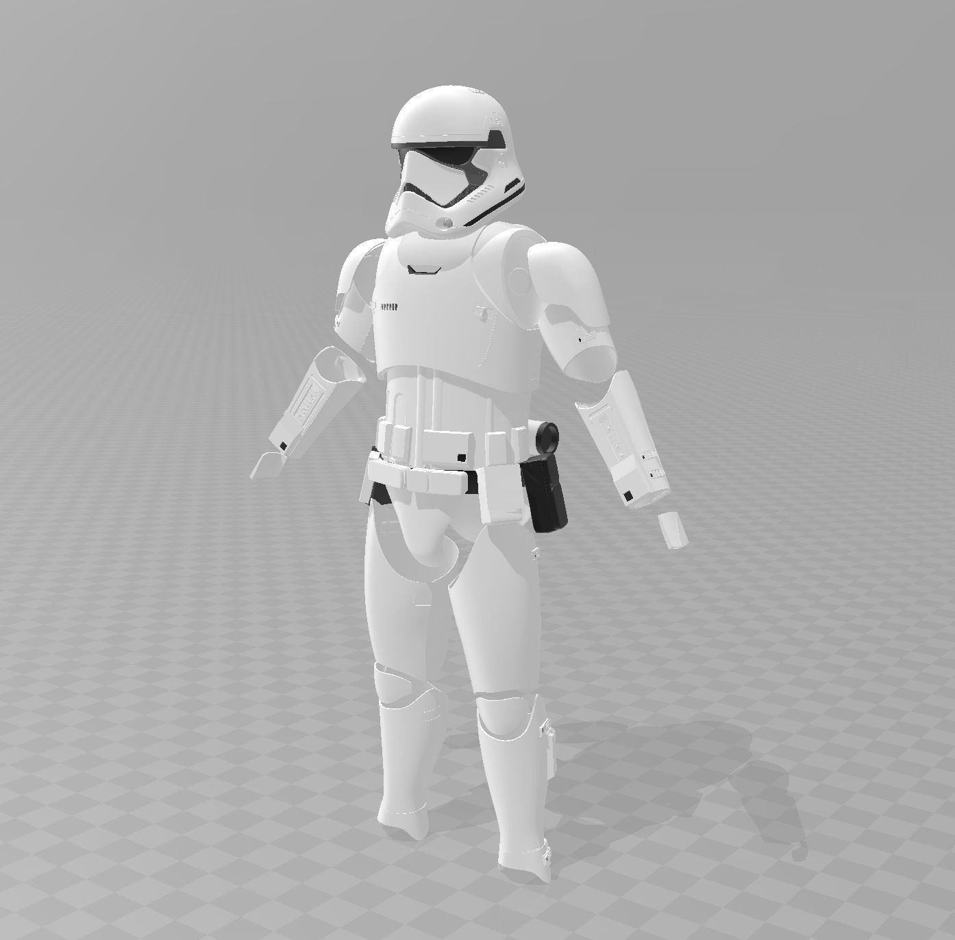 Star Wars TLJ Storm trooper Full Armour EP8 3D print model_8