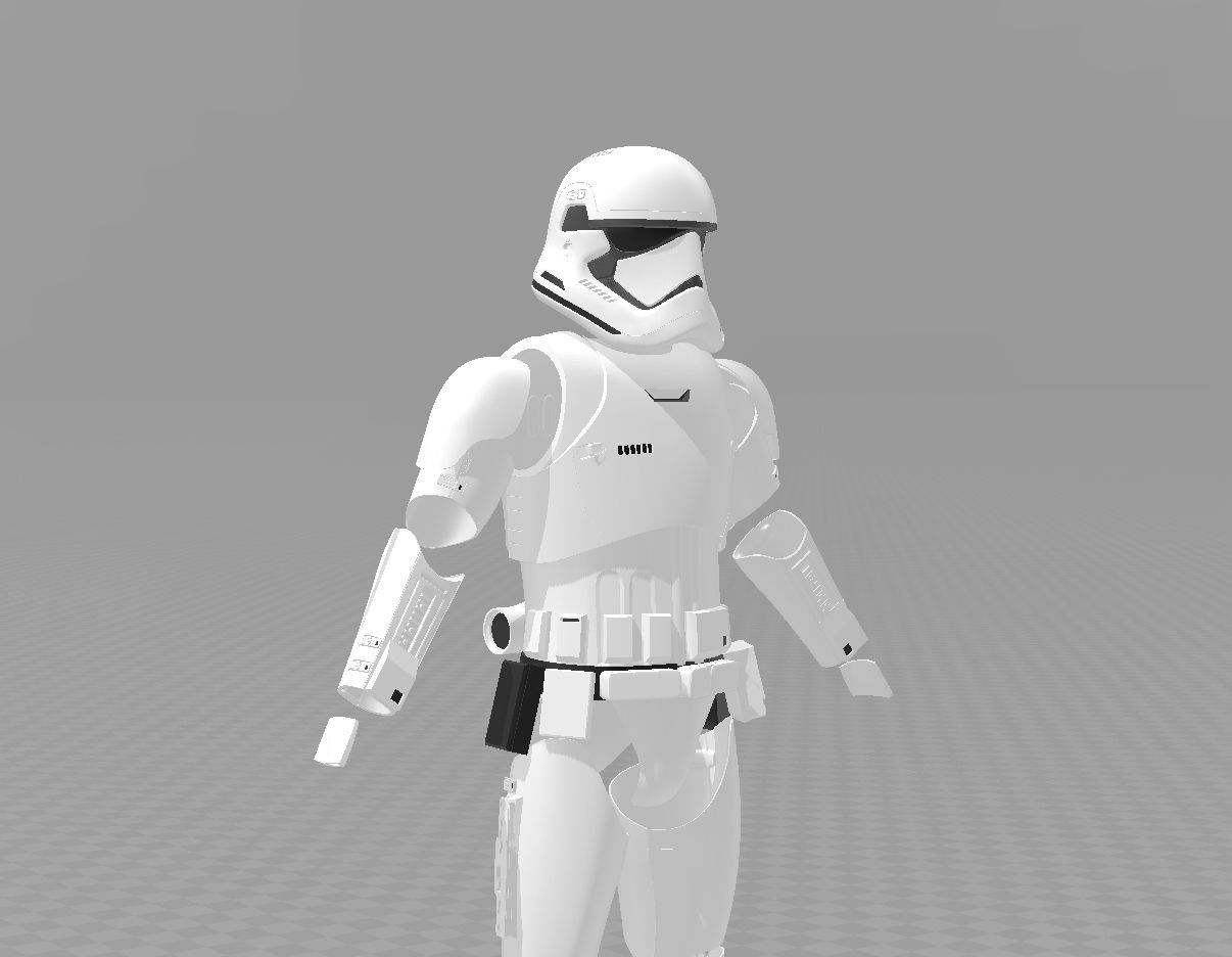 Star Wars TLJ Storm trooper Full Armour EP8 3D print model_7