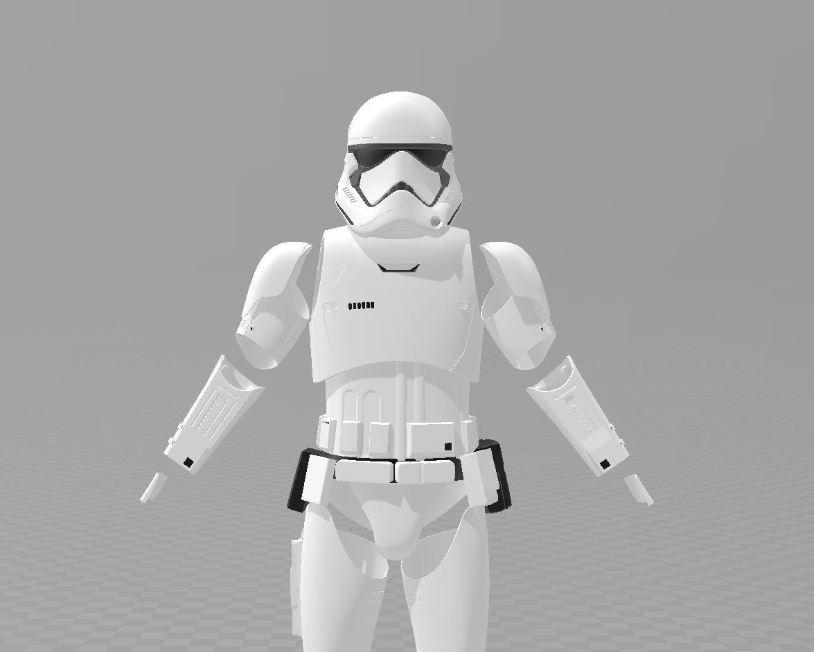 Star Wars TLJ Storm trooper Full Armour EP8 3D print model_2