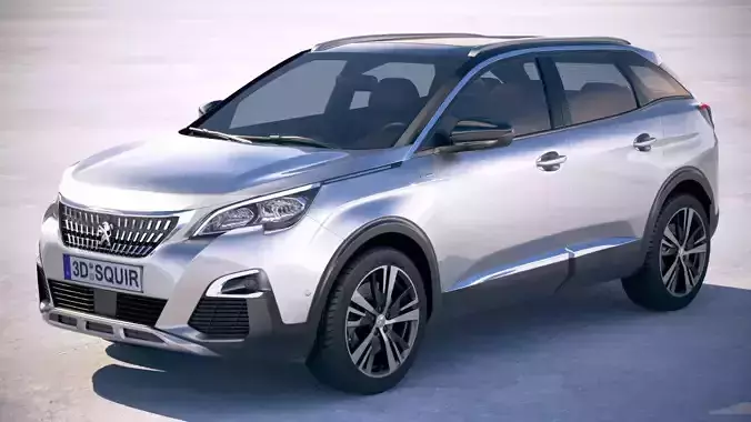 Peugeot 3008 2019 3D model