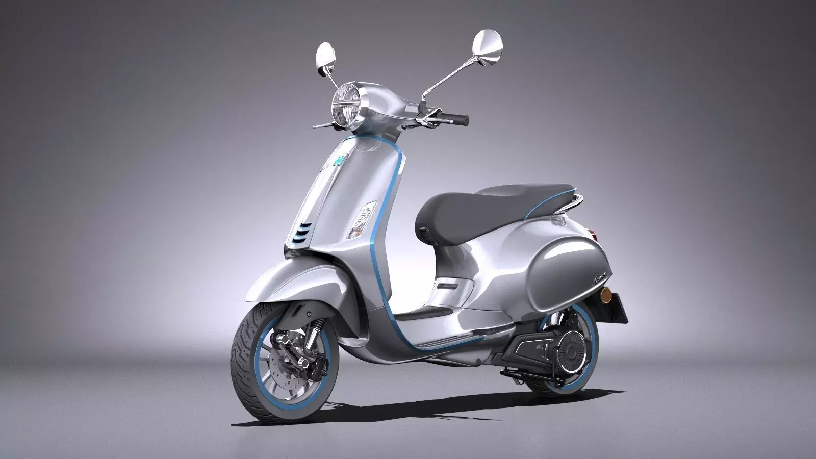 Piaggio Vespa Elettrica 2018 3D model