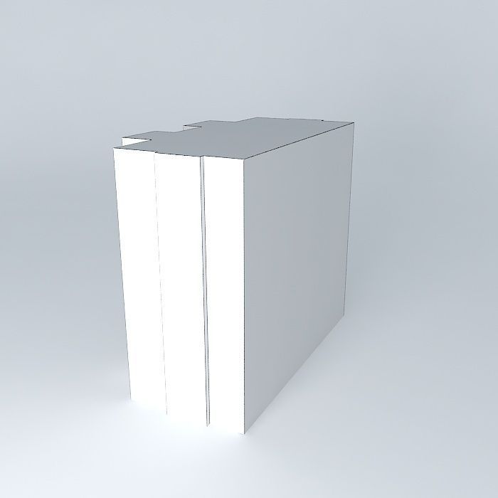 Anacaona building three Santo Domingo Dominican Republic. Free 3D model_4