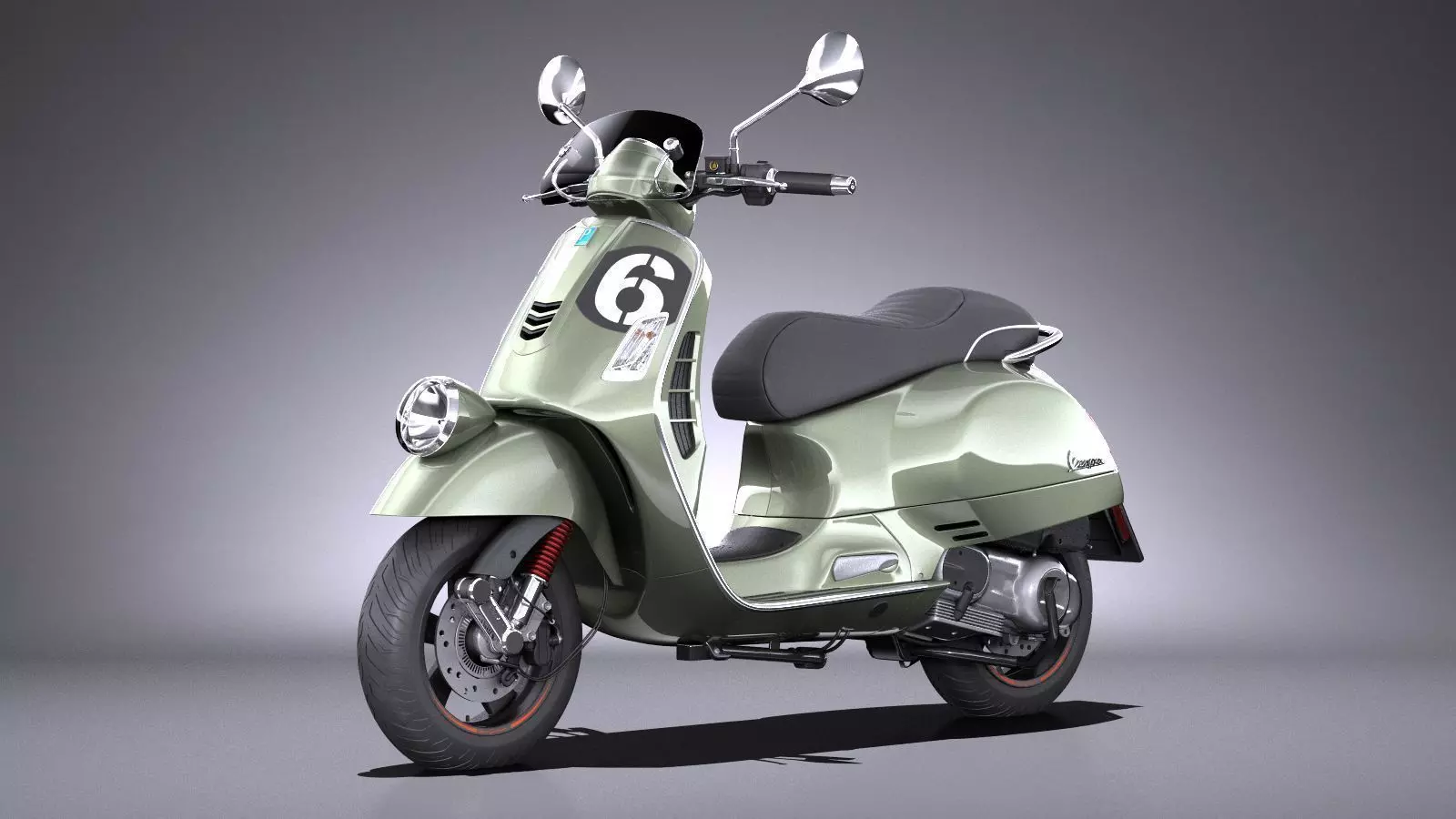 Piaggio Vespa Sei Giorni 2018 3D model