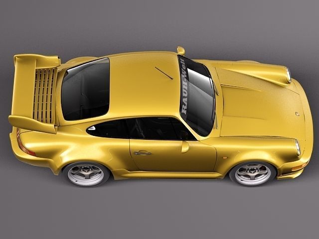 Porsche 911 964 turbo 1990 3D model_7