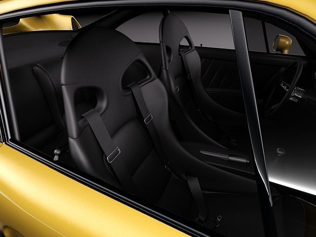 Porsche 911 964 turbo 1990 3D model_9