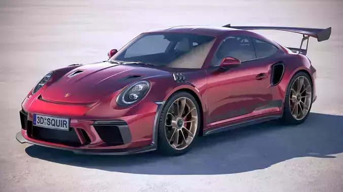Porsche 911 GT3 RS 2019 3D model