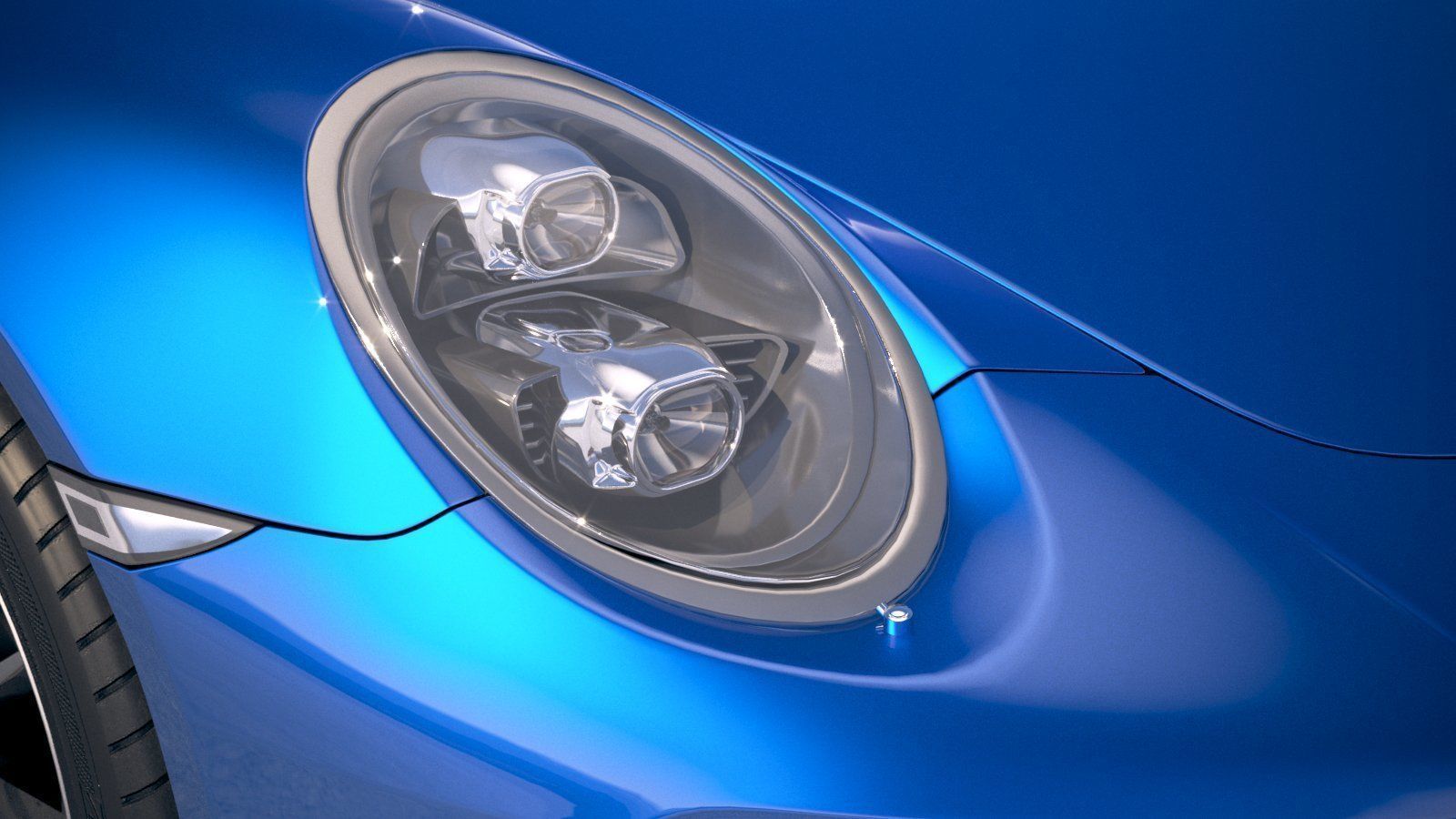 Porsche 911 Targa 4s 2018 3D model_15