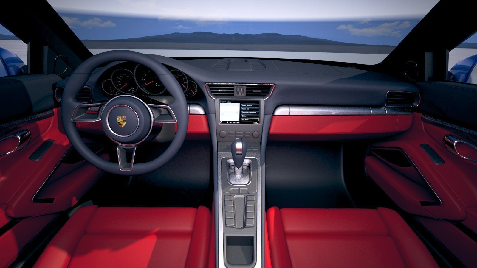 Porsche 911 Targa 4s 2018 3D model_17