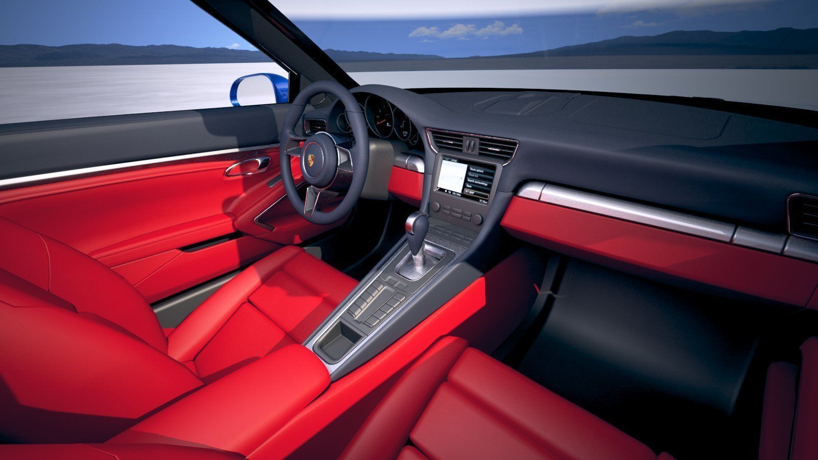 Porsche 911 Targa 4s 2018 3D model_18