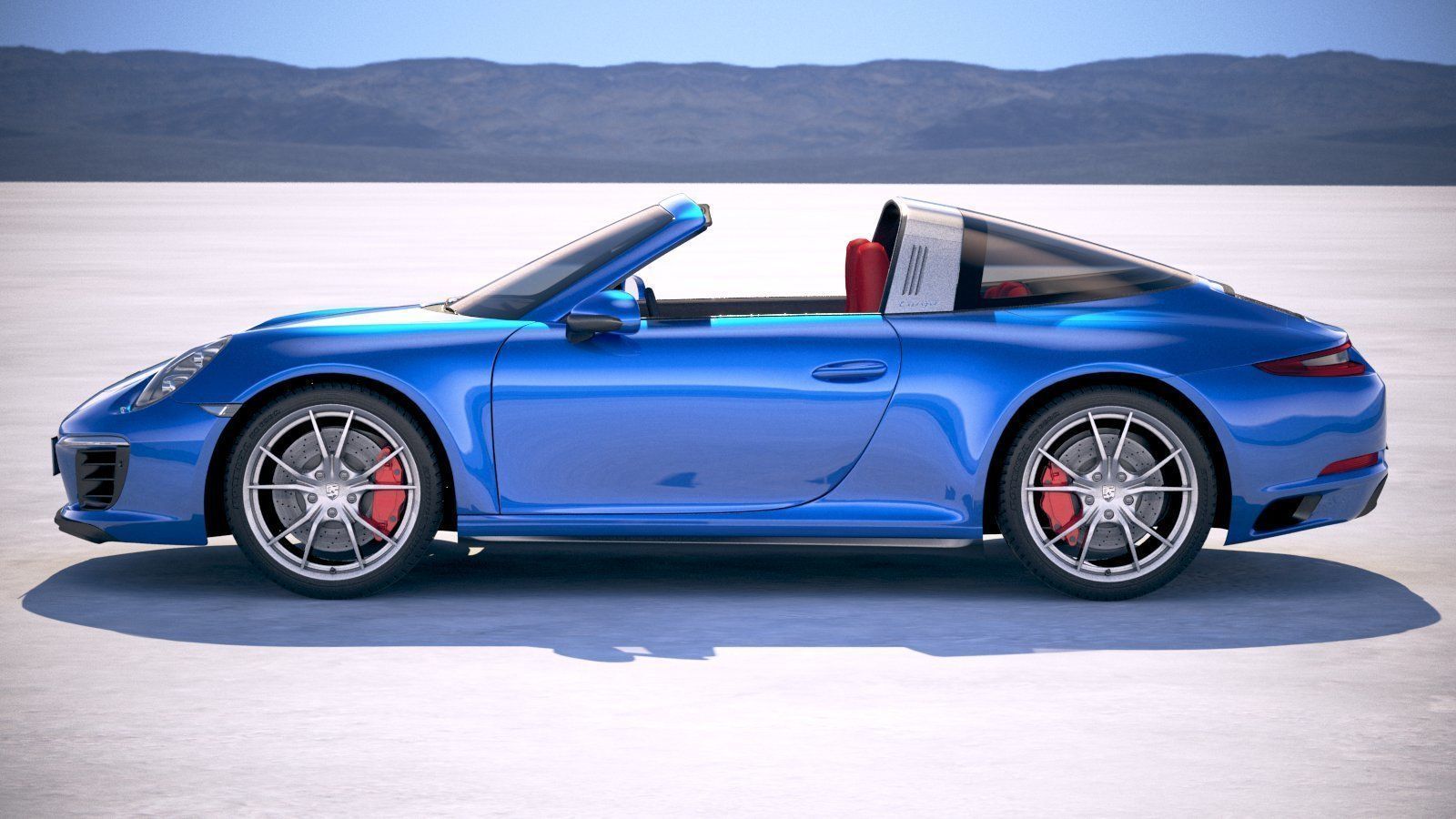 Porsche 911 Targa 4s 2018 3D model_6