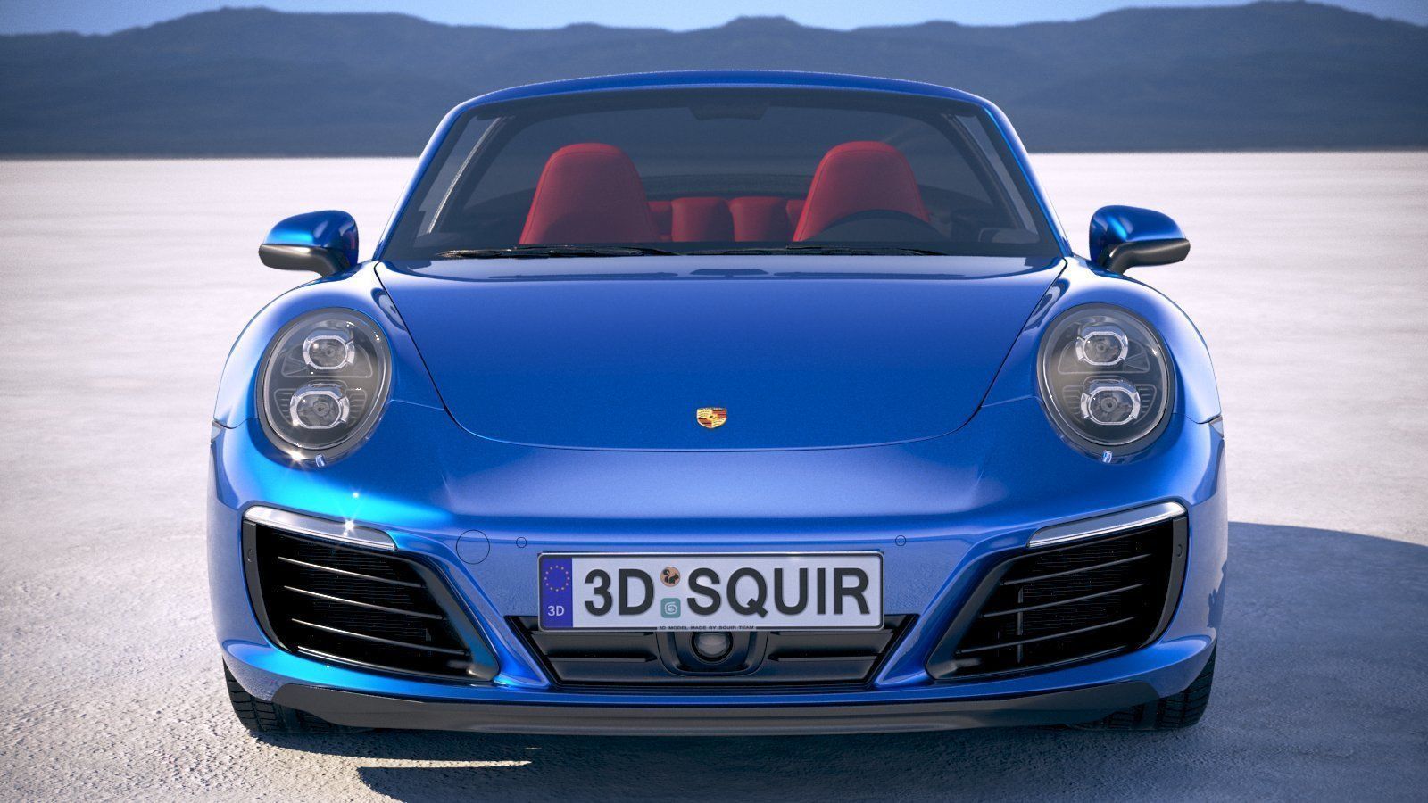 Porsche 911 Targa 4s 2018 3D model_9