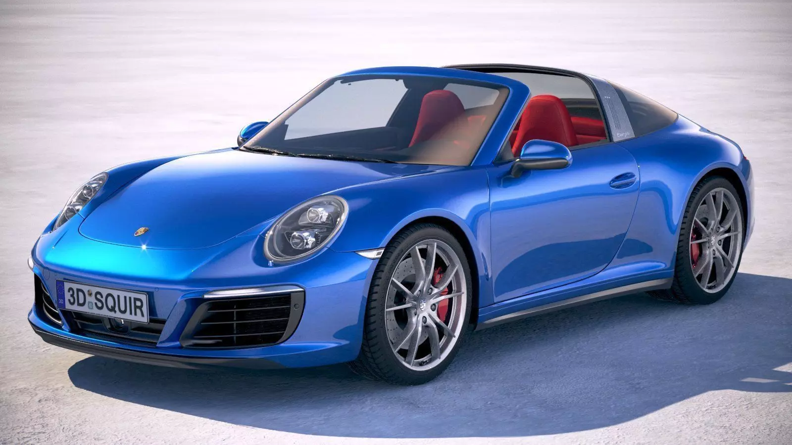 Porsche 911 Targa 4s 2018 3D model_0