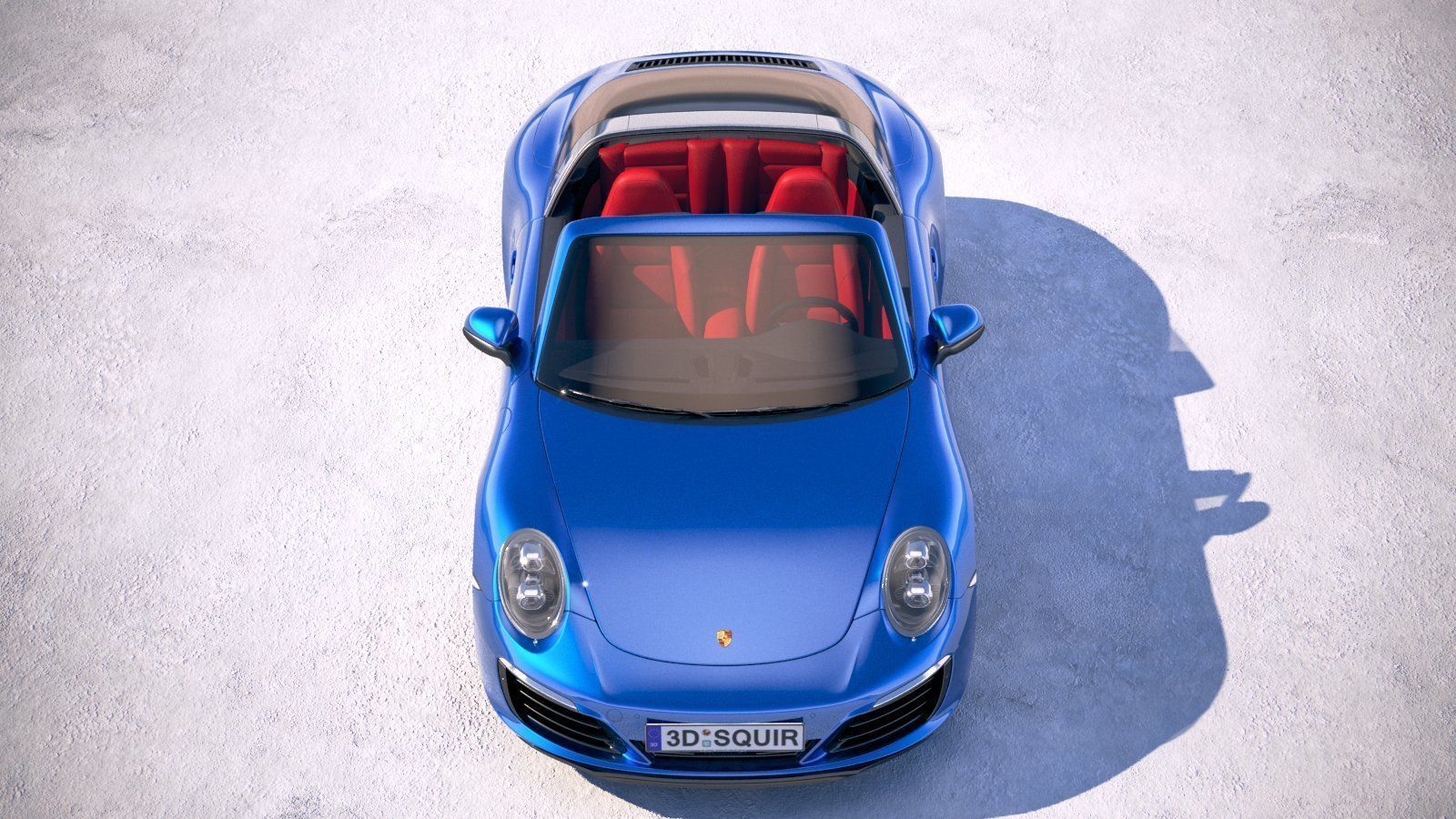 Porsche 911 Targa 4s 2018 3D model_8