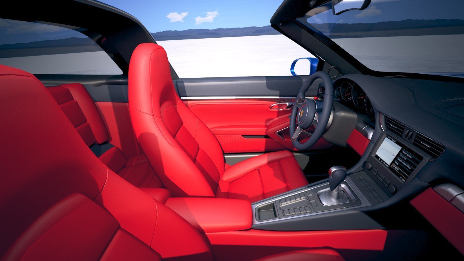 Porsche 911 Targa 4s 2018 3D model_19