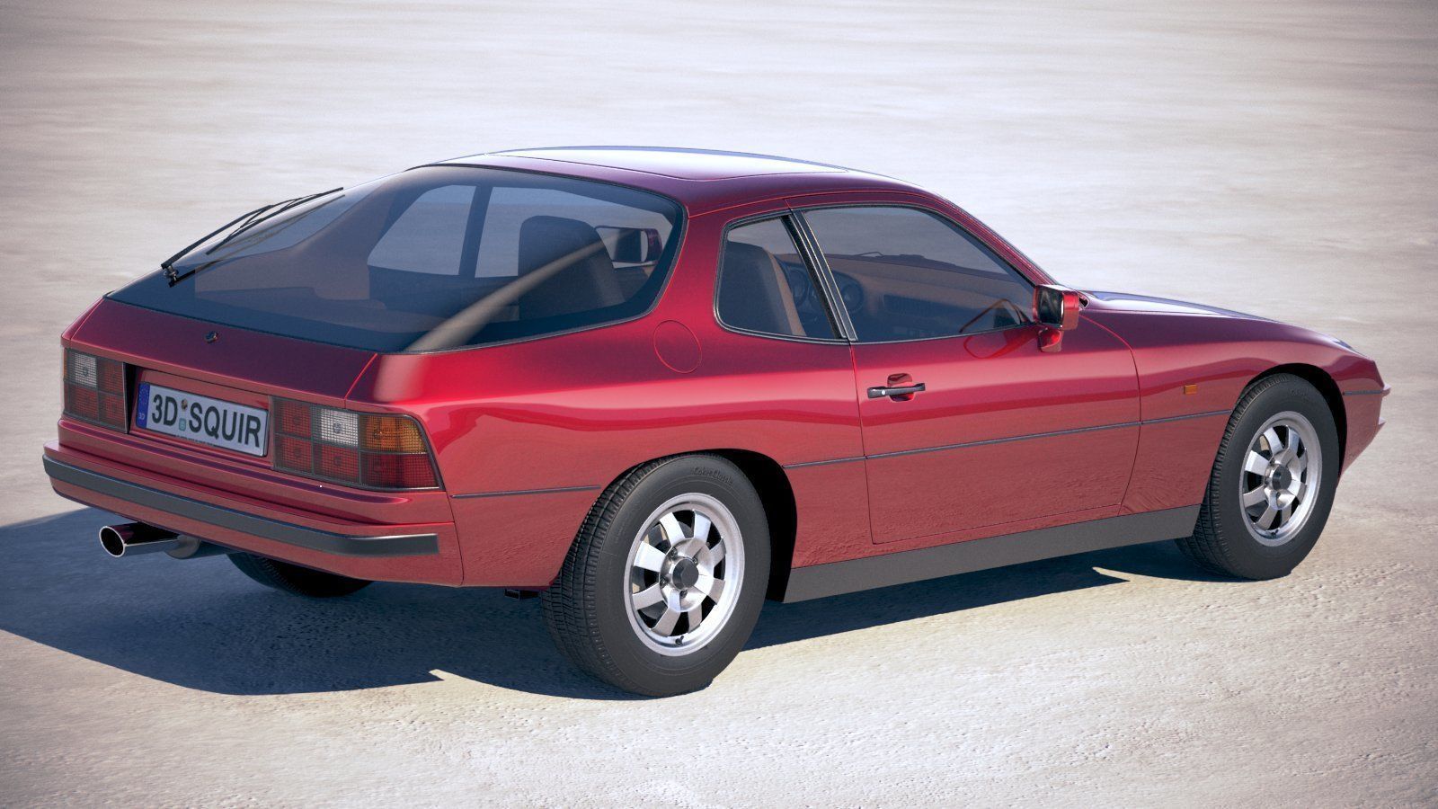 Porsche 924 1976-1988 3D model_4