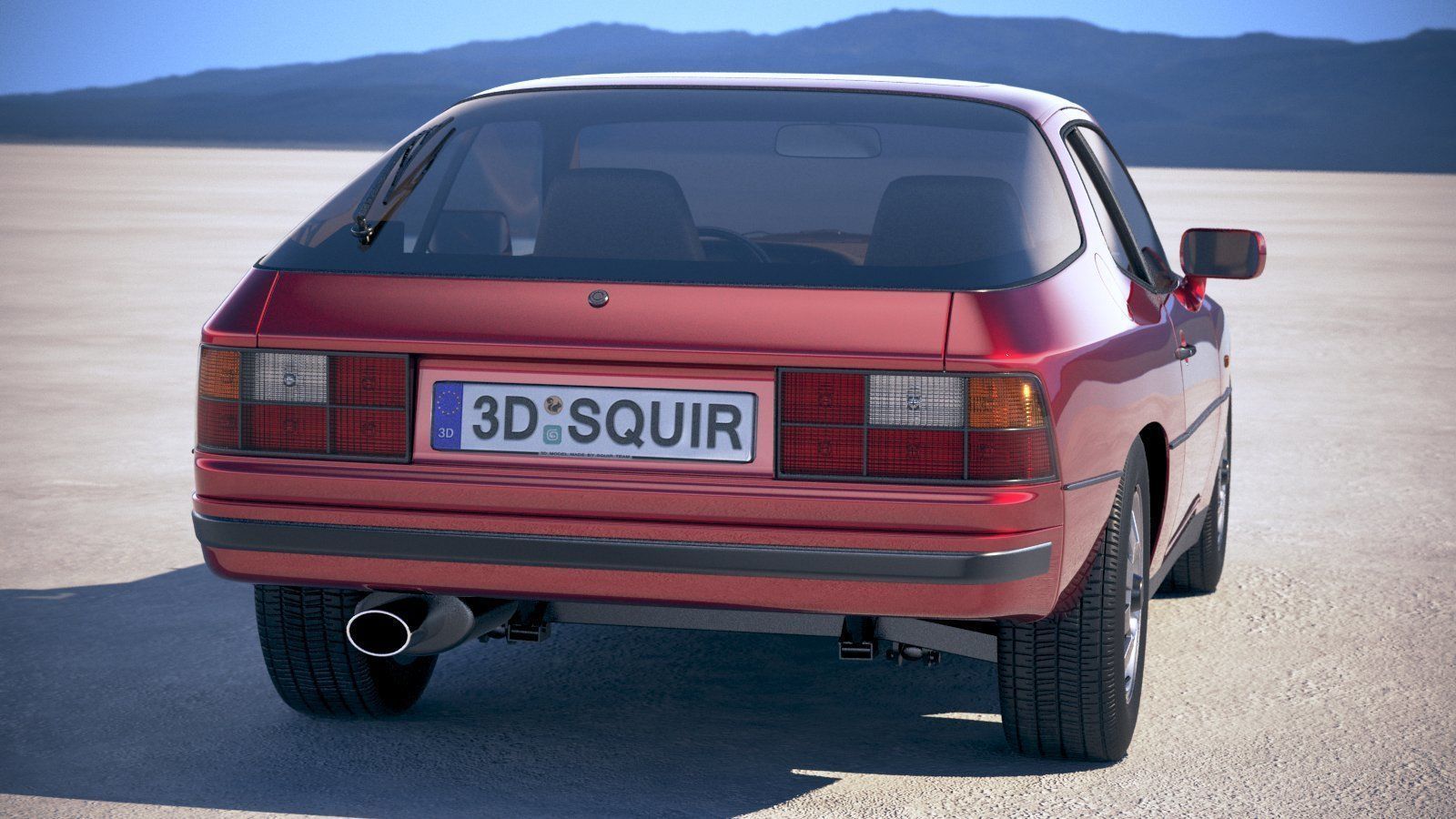 Porsche 924 1976-1988 3D model_5