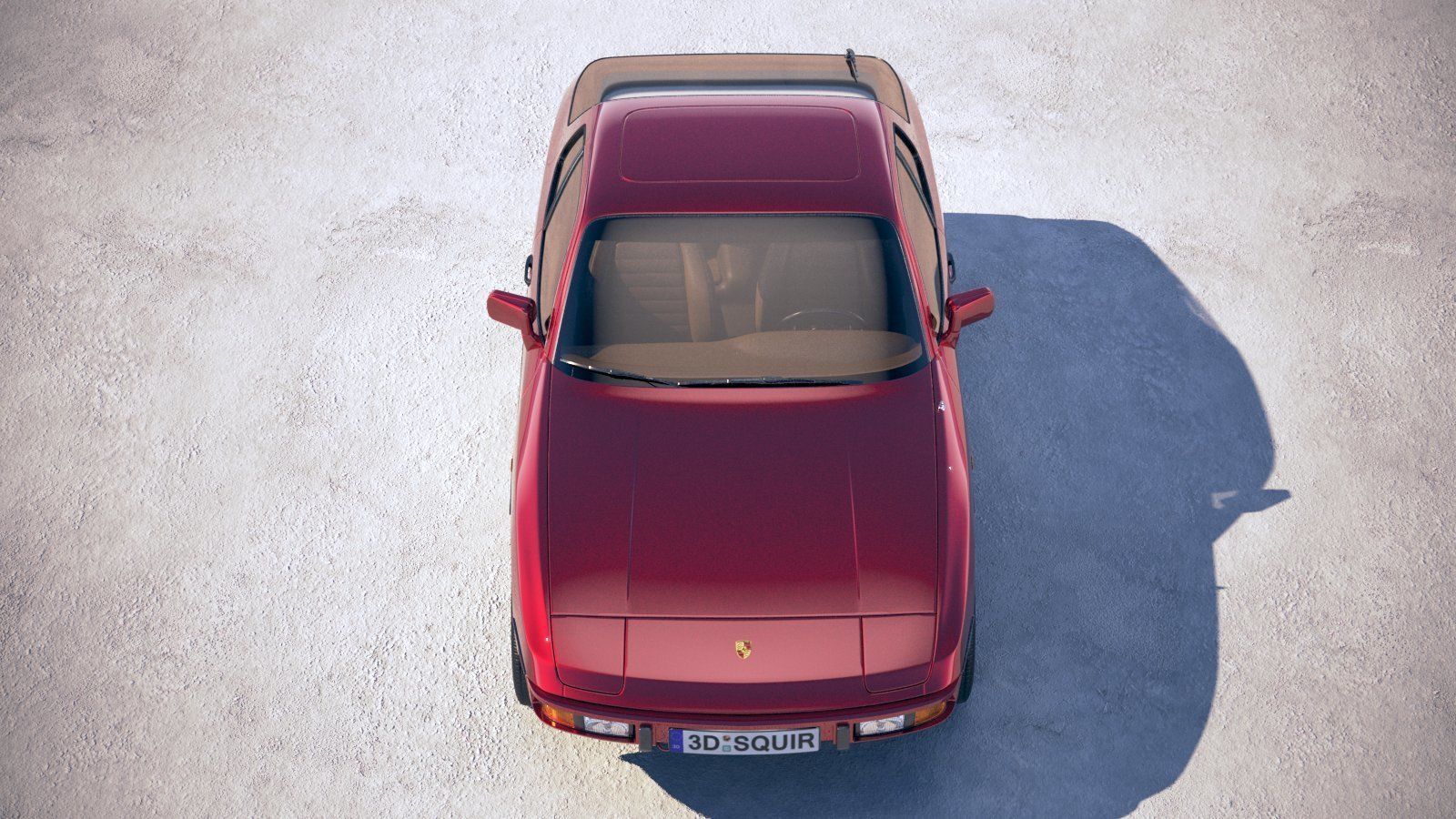 Porsche 924 1976-1988 3D model_8