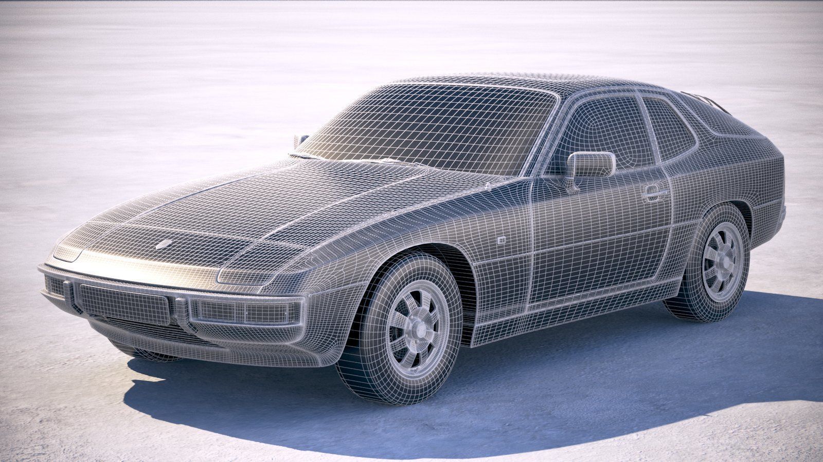 Porsche 924 1976-1988 3D model_20