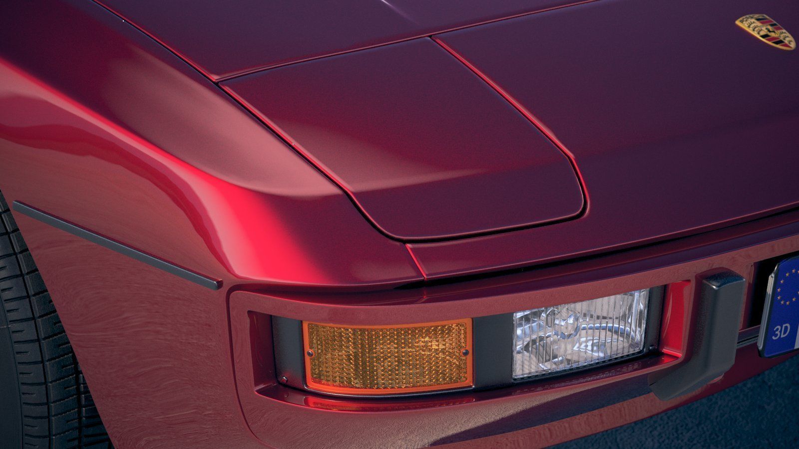 Porsche 924 1976-1988 3D model_15