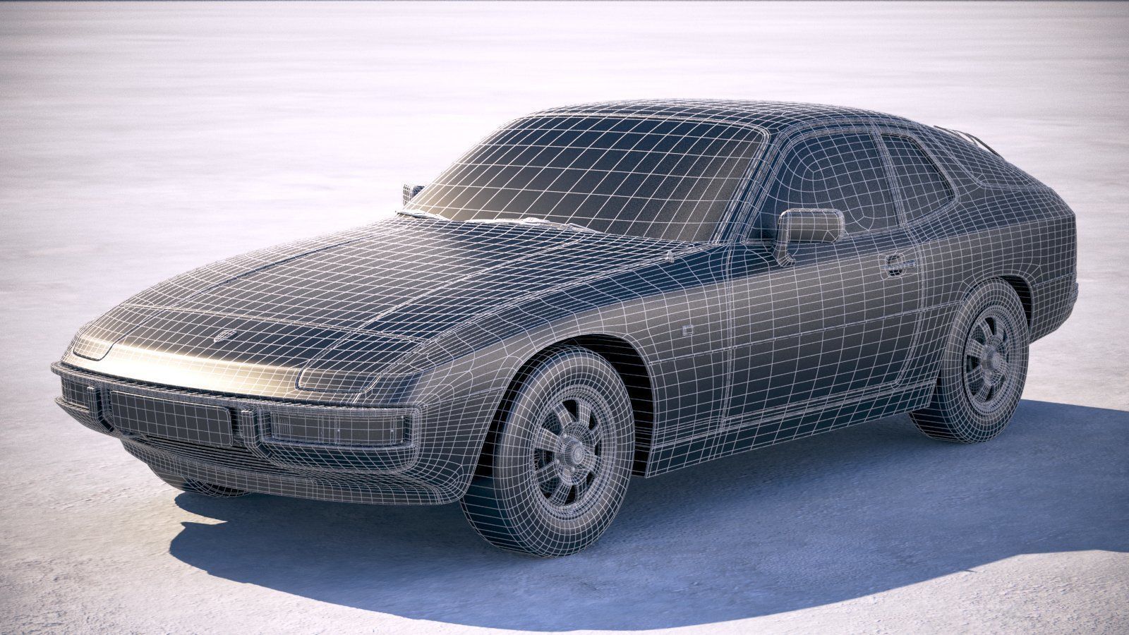 Porsche 924 1976-1988 3D model_22