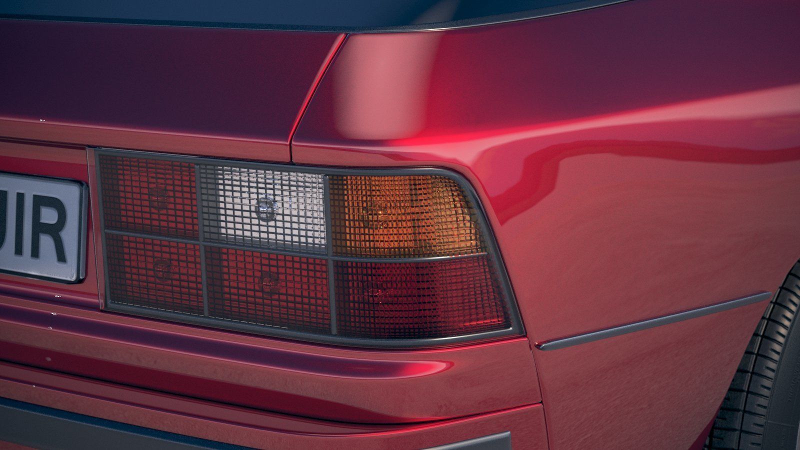 Porsche 924 1976-1988 3D model_16