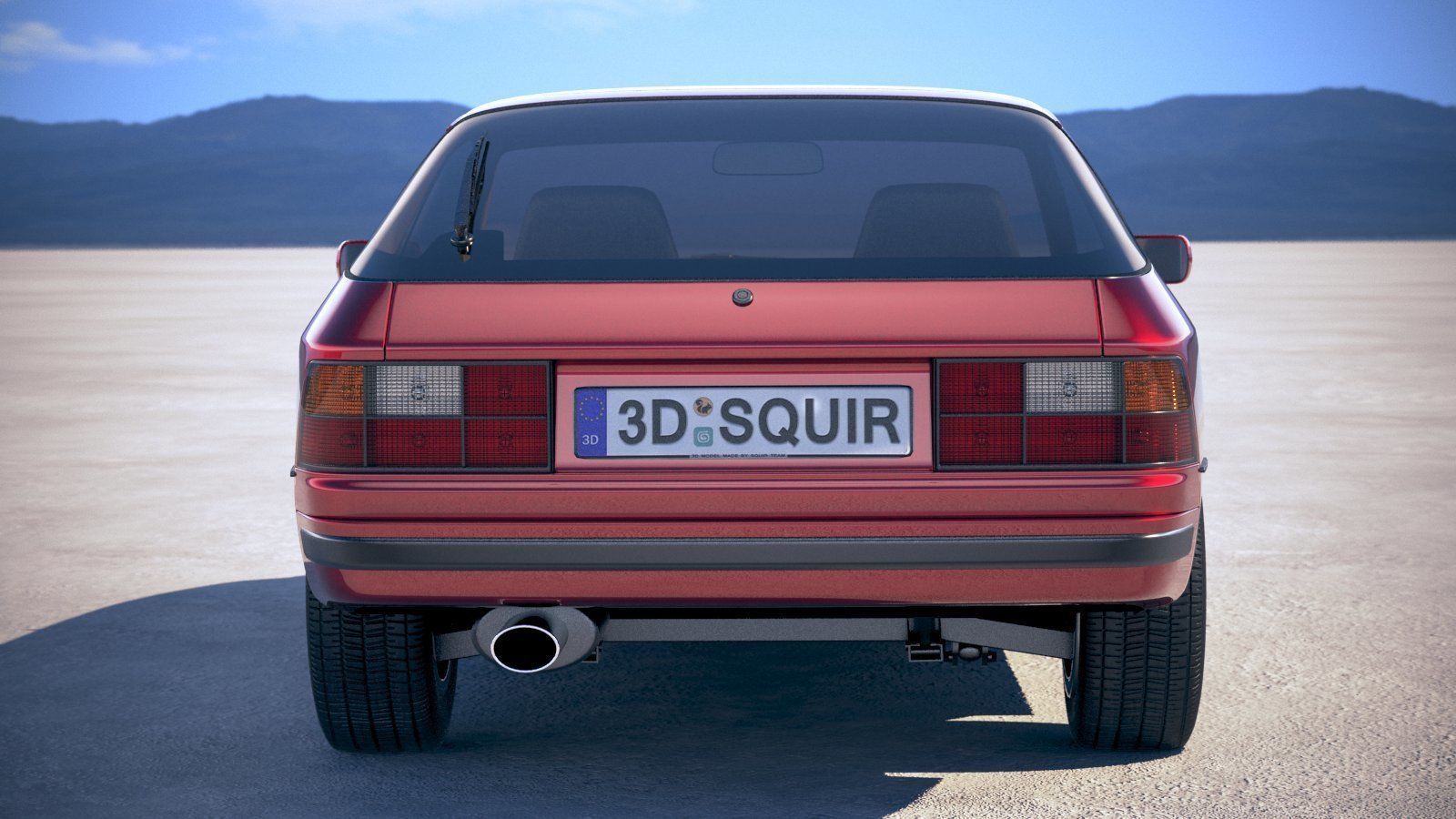 Porsche 924 1976-1988 3D model_10