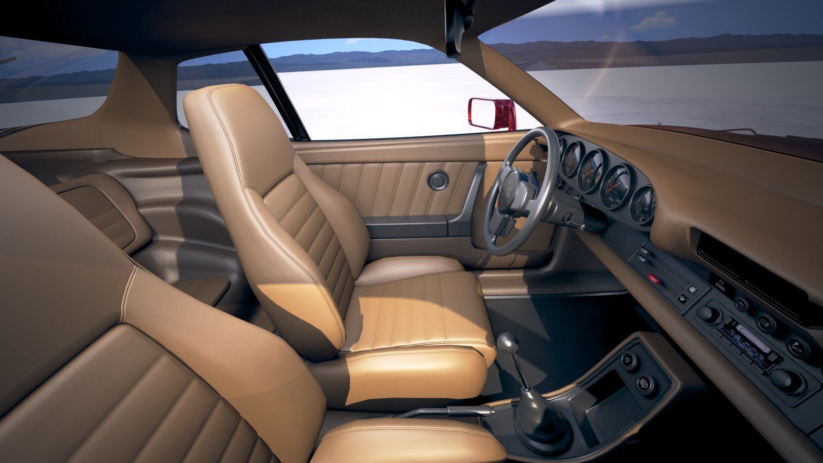 Porsche 924 1976-1988 3D model_19