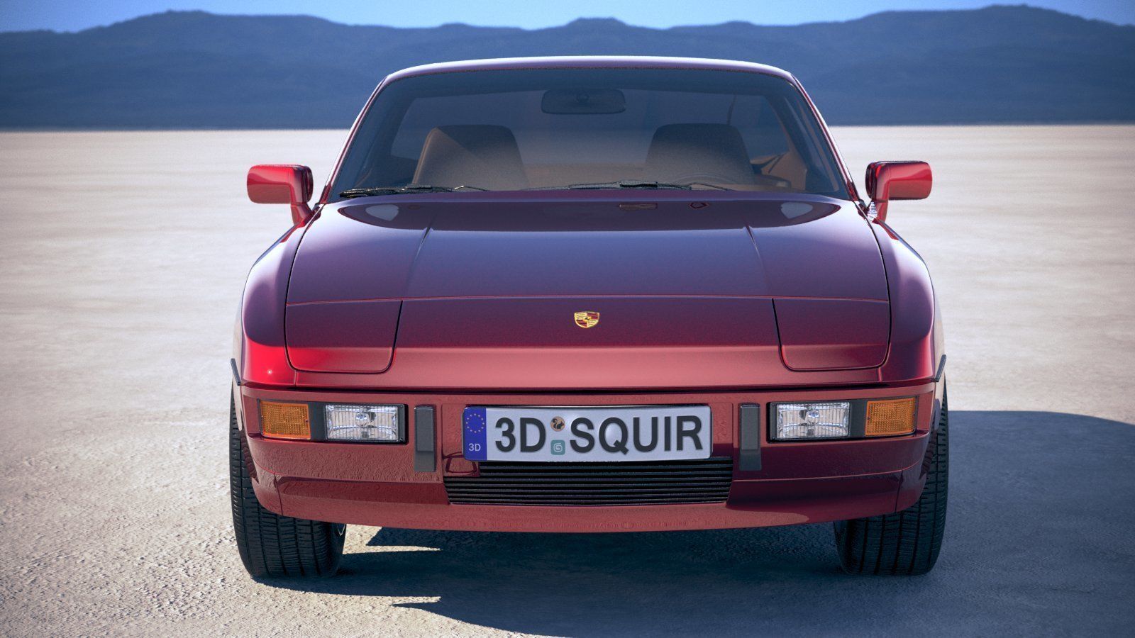 Porsche 924 1976-1988 3D model_9
