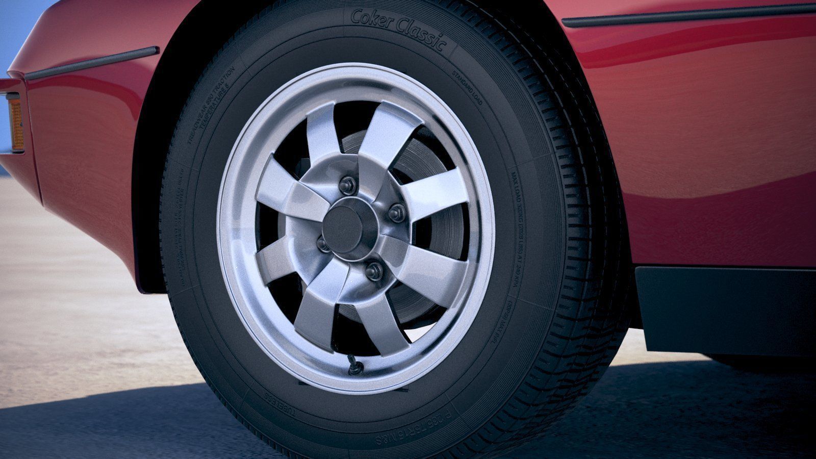 Porsche 924 1976-1988 3D model_14