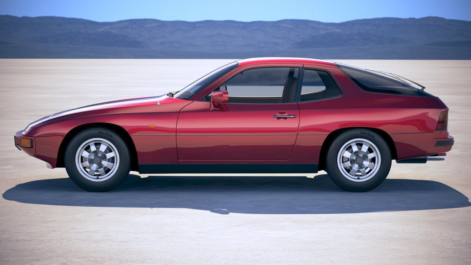 Porsche 924 1976-1988 3D model_6