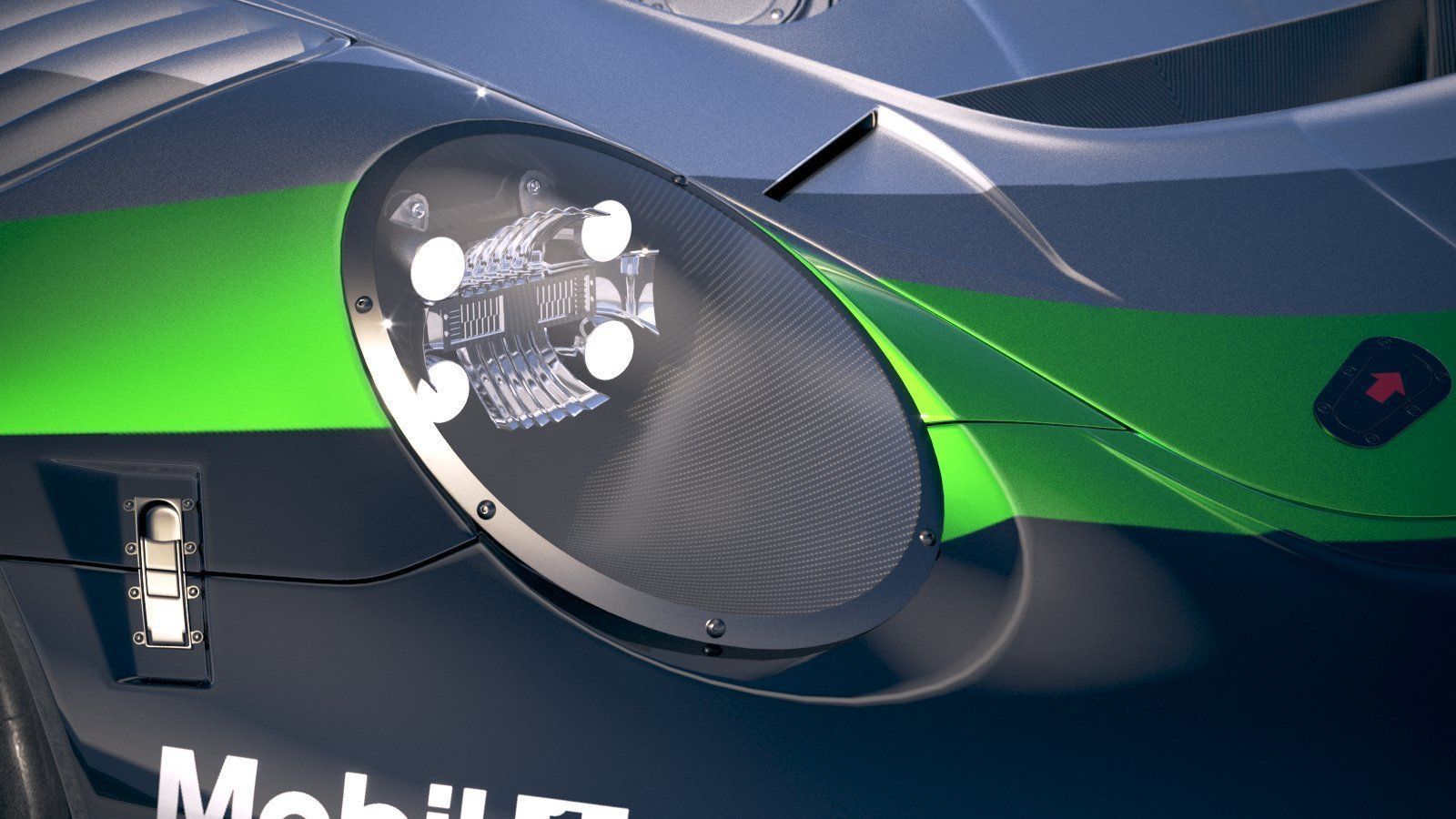 Porsche 911 GT3R 2019 3D model_15