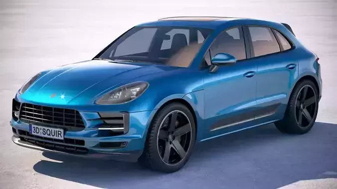 Porsche Macan 2019 3D model