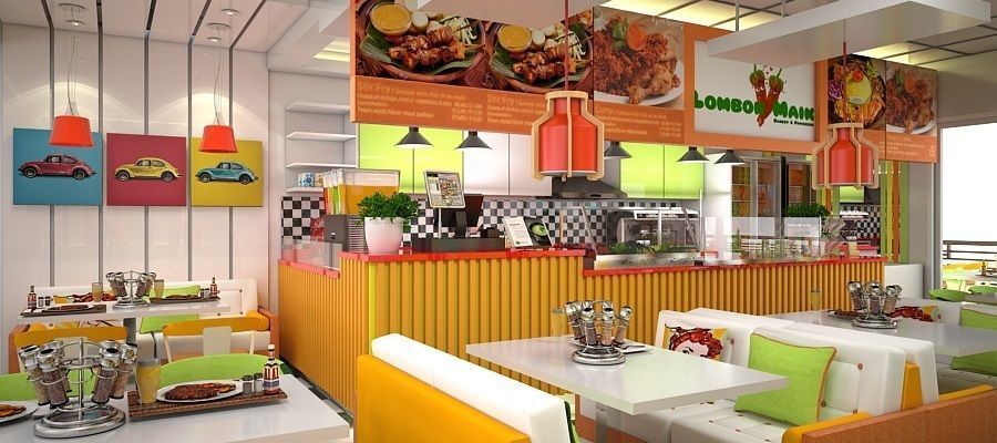 Pop Art Restaurat 3D model_1