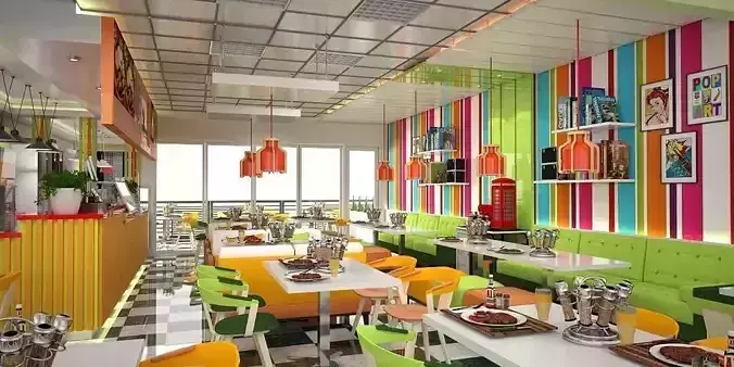 Pop Art Restaurat 3D model