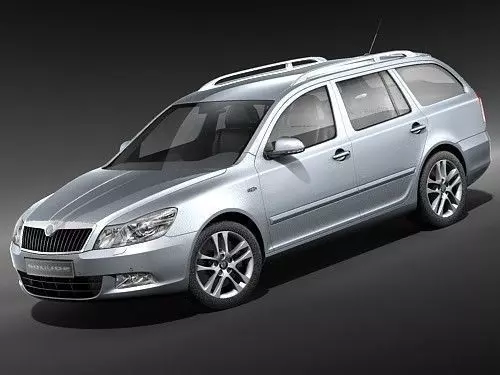Skoda Octavia 2009 combi 3D model