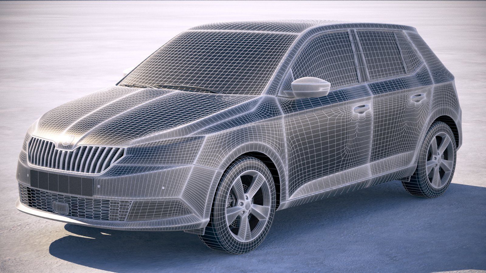 Skoda Fabia 2019 3D model_17