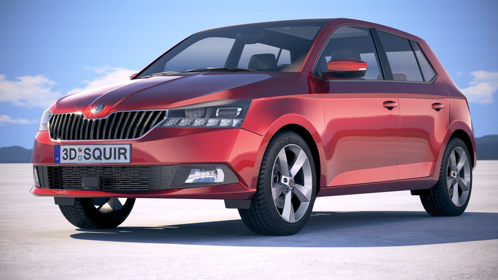 Skoda Fabia 2019 3D model_12