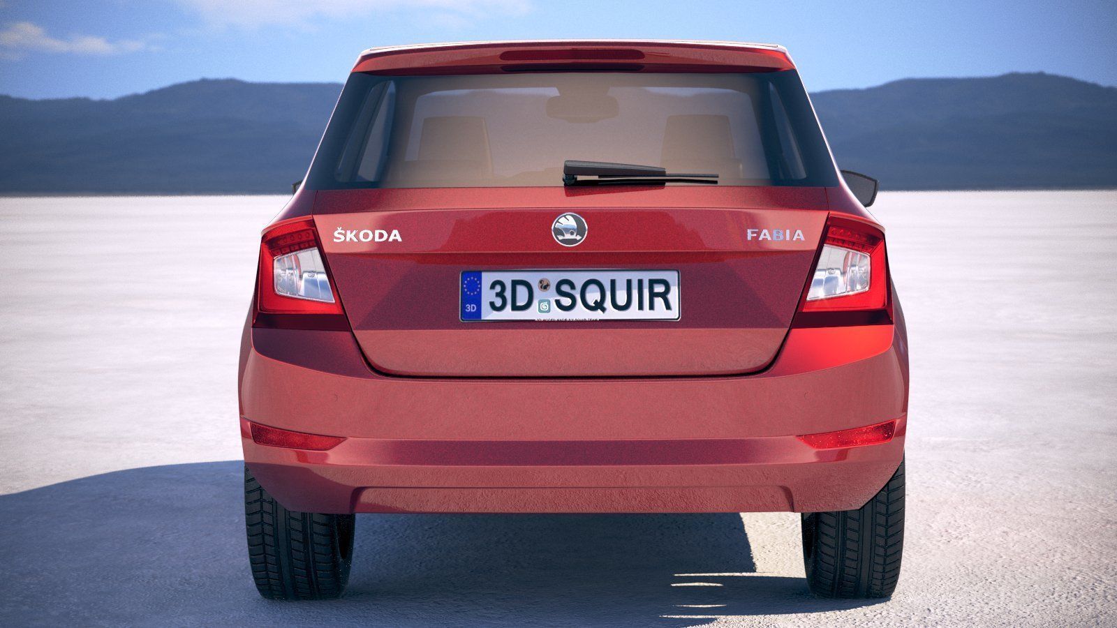 Skoda Fabia 2019 3D model_10