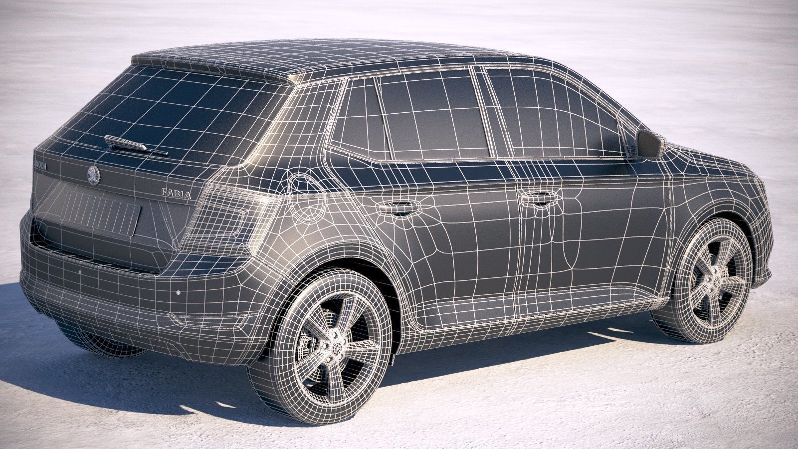 Skoda Fabia 2019 3D model_20