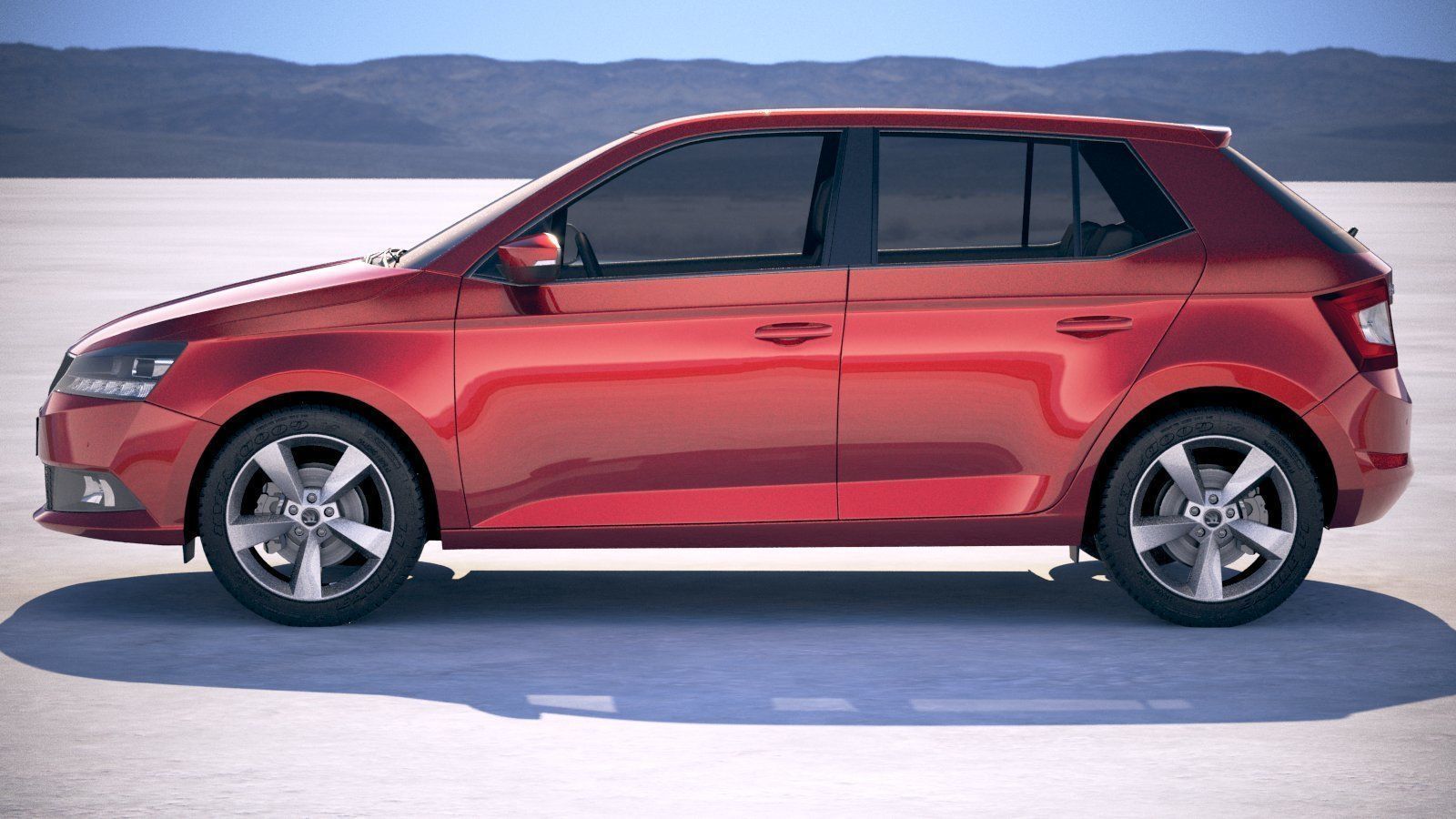 Skoda Fabia 2019 3D model_6