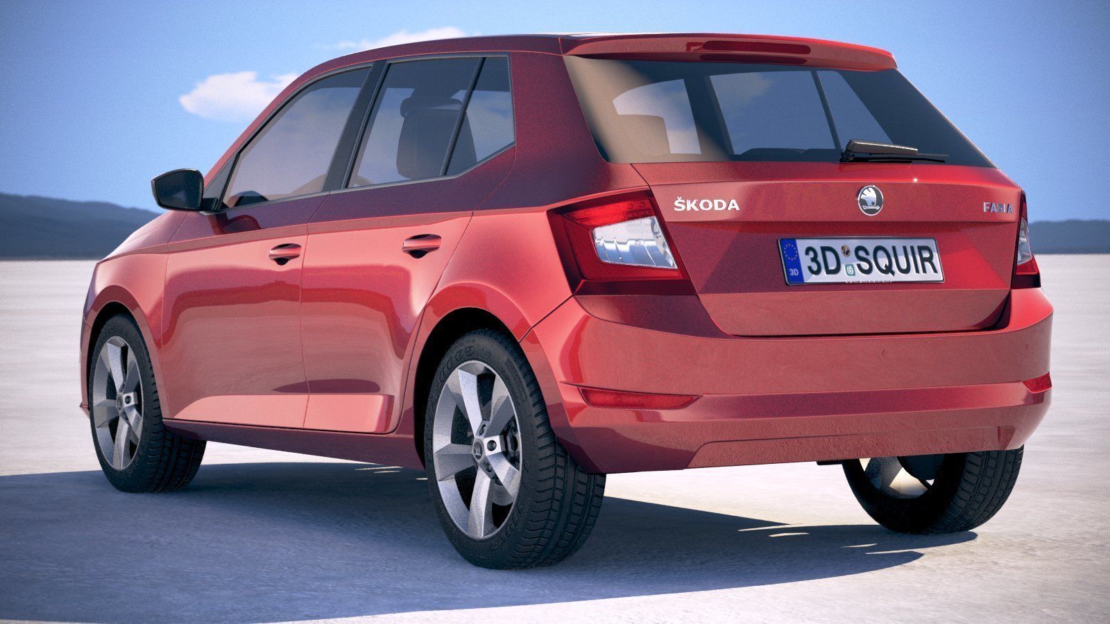 Skoda Fabia 2019 3D model_13