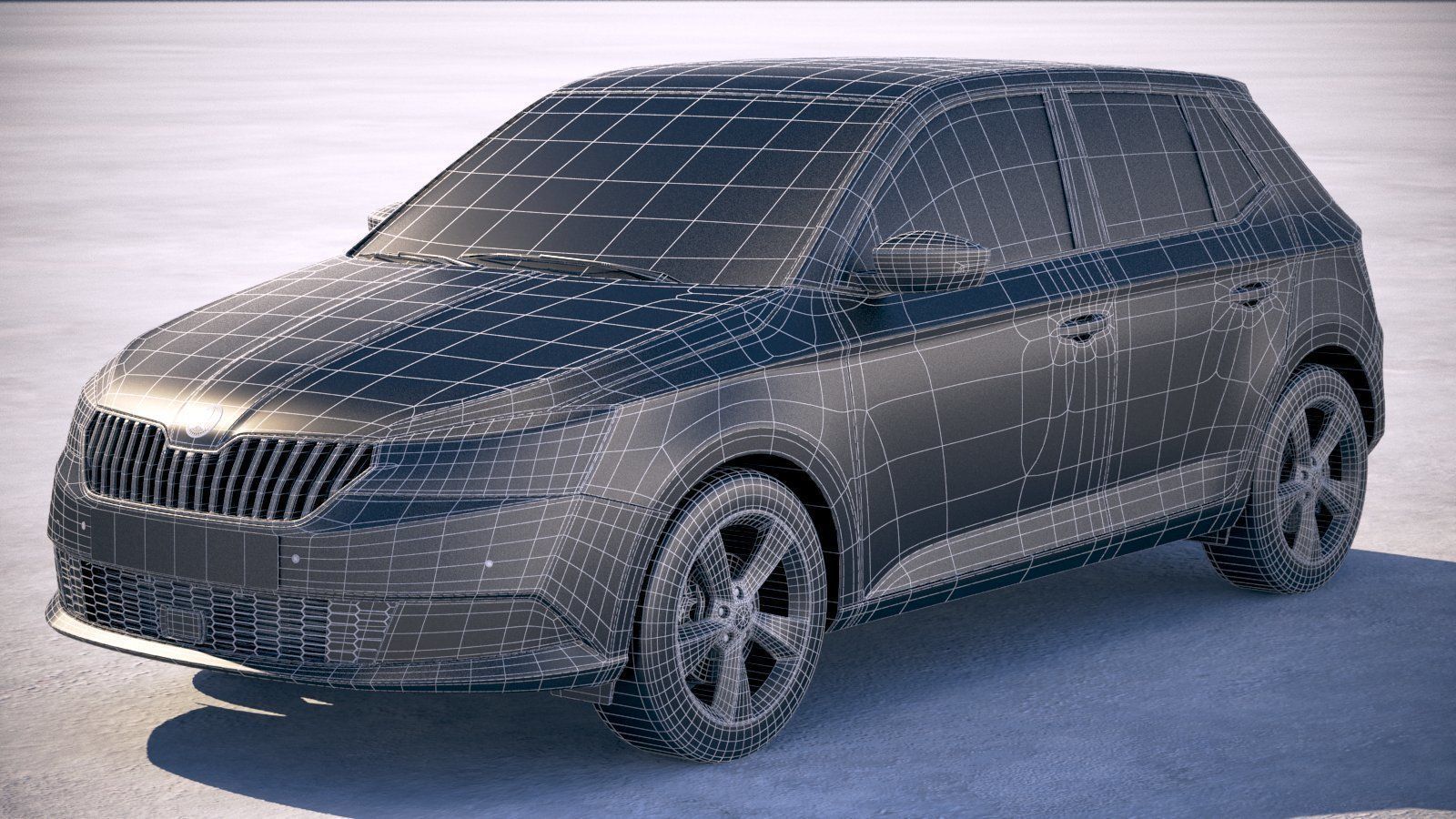 Skoda Fabia 2019 3D model_19