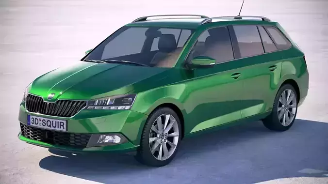 Skoda Fabia Combi 2019 3D model