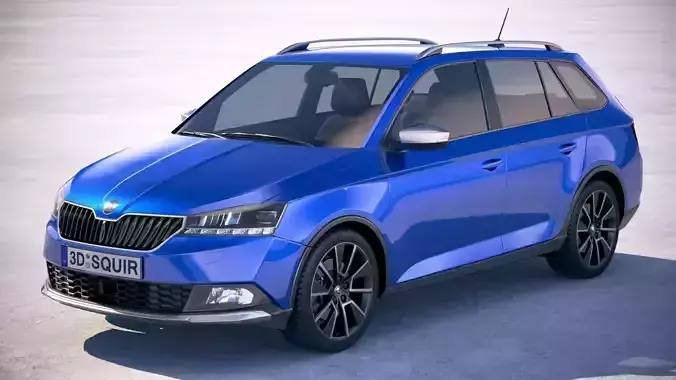 Skoda Fabia Scoutline 2019 3D model