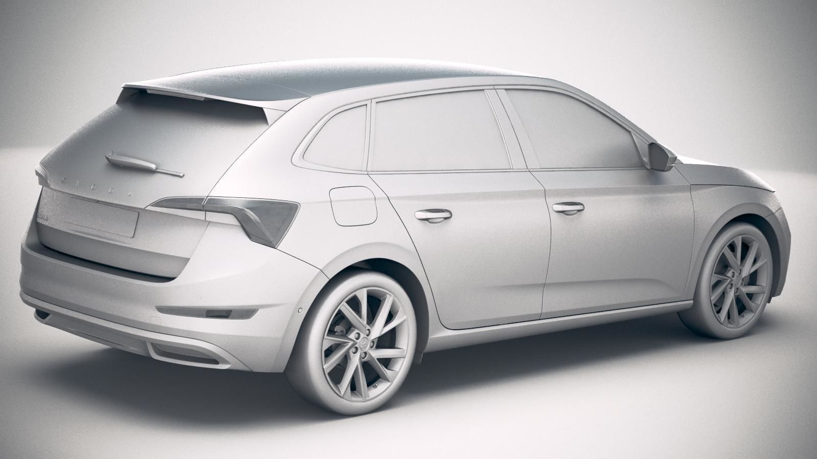 Skoda Scala 2019 3D model_20