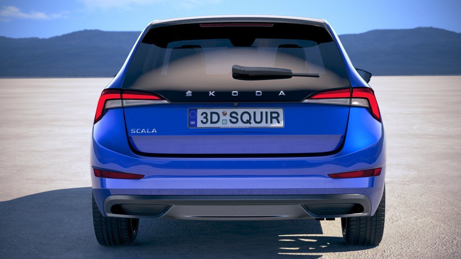 Skoda Scala 2019 3D model_10