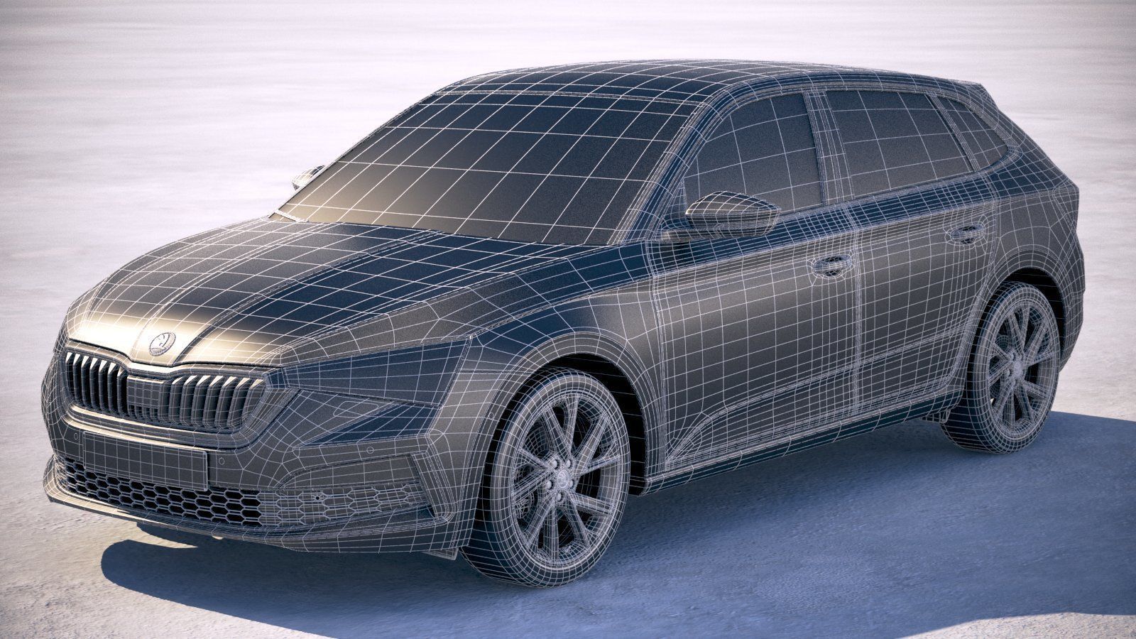 Skoda Scala 2019 3D model_26